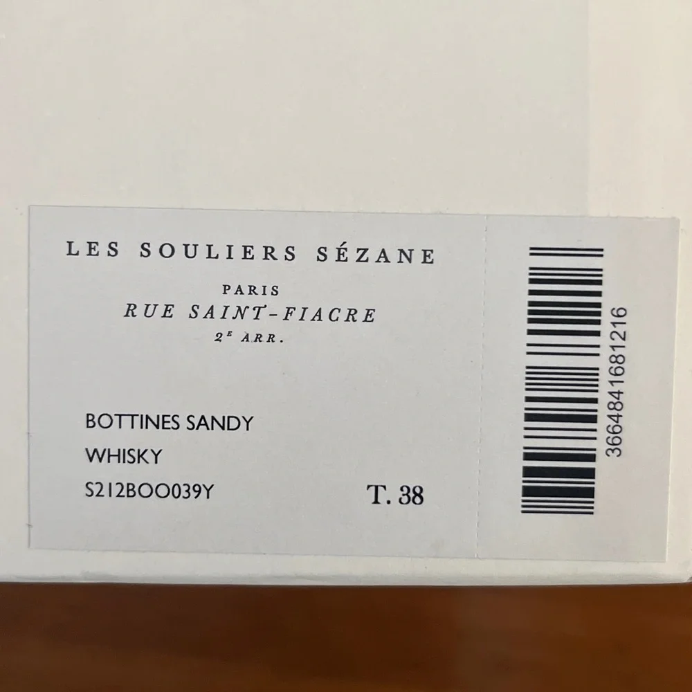 Sezane Sandy Suede Lace-Up Ankle Boots - Picture 7 of 10